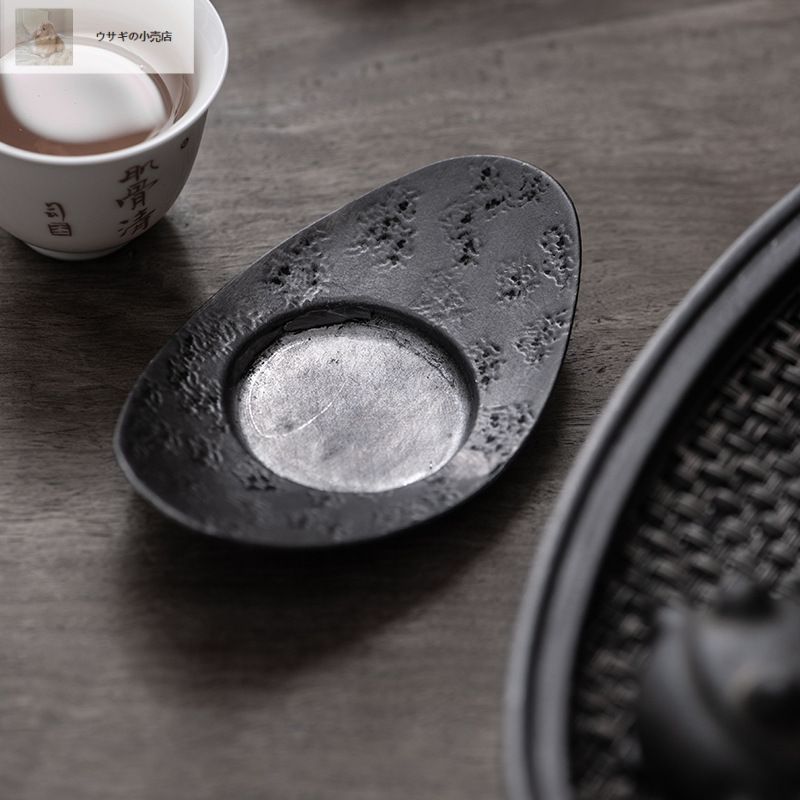 煎茶 朱塗 天目茶托 五客 共箱 未使用 DT460 煎茶 朱塗 天目茶托 五客 共箱 未使用 DT460