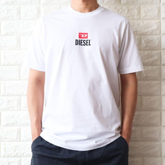 【DIESEL】ホワイト Tシャツ ディーゼル DIESEL Tシャツ （WHITE） - ファッション通販