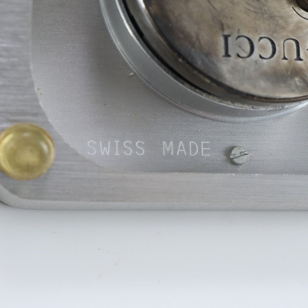 グッチ スイス製 Gロゴ 置時計 トラベル クロック ウォッチ アラーム付 インテリア シルバー 20263 メンズ レディース EEE CV3-4 NEXPOTALLINN_EU