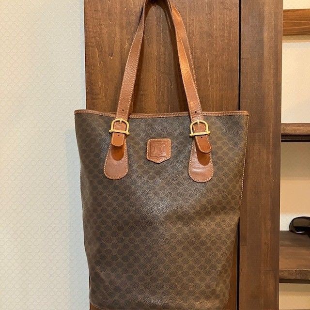 CELINEセリーヌ マカダム バケツ型トートバッグ＋ルイヴィトン バッグ