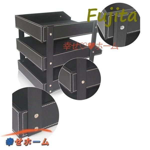 デスク上置き棚 書類トレー.レターケース