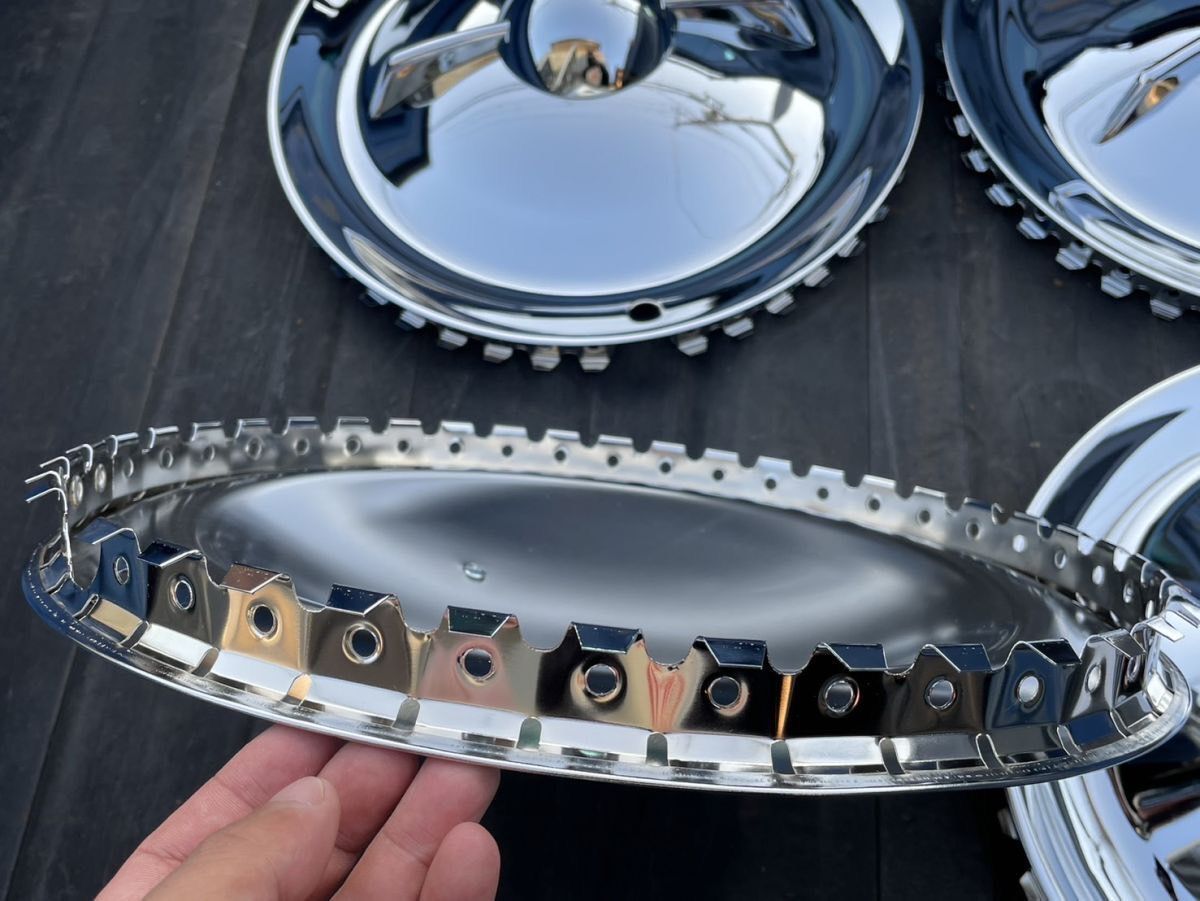 14インチ ホイール キャップ 鉄チン シェビー 高速有鉛 旧車 バン USDM 
