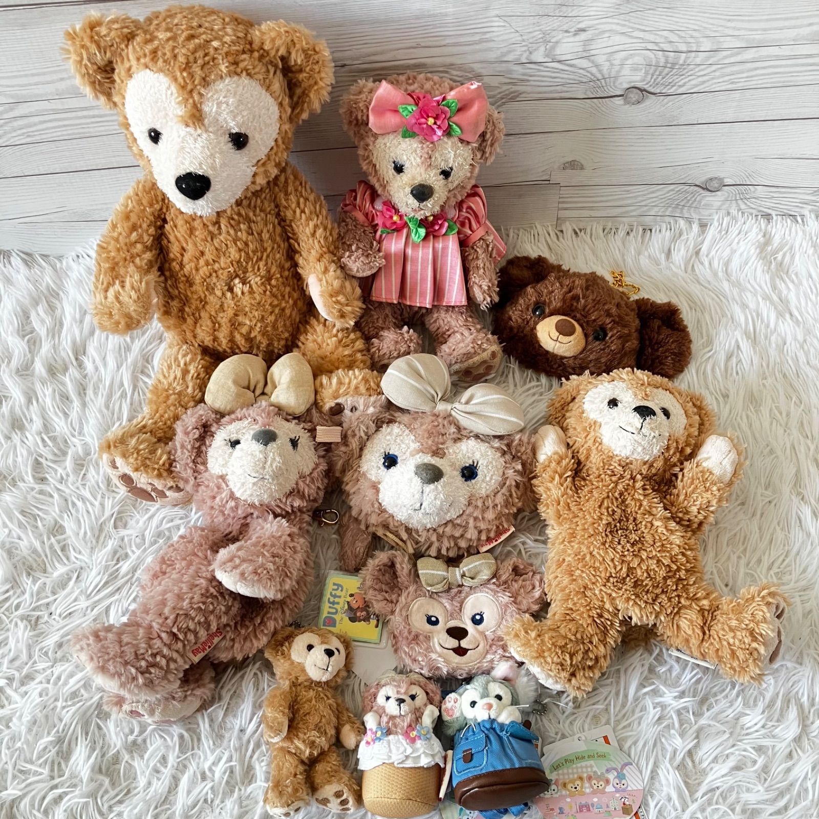 ダッフィー シェリーメイ 10点セット まとめ売り 東京ディズニーリゾート シェリーメイ ダッフィー ぬいぐるみ 10