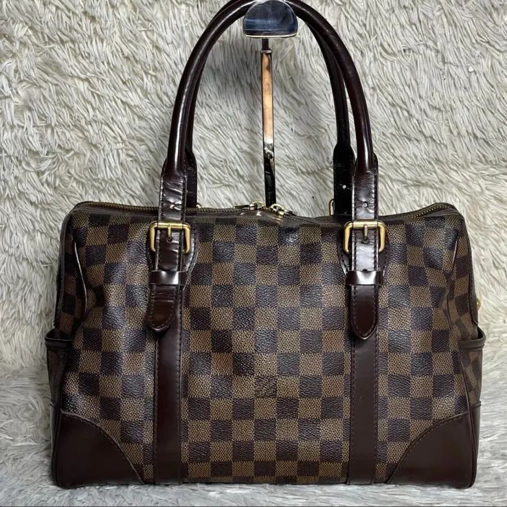 すぐ届く【Louis Vuitton】バークレー ダミエ ハンドバッグ 楽天市場】LOUIS VUITTON ルイ ヴィトン ダミエ バークレー