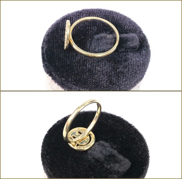 オリジナルジュエリー K18WG/D0.26ct スマイル ダイヤモンドリング オリジナルジュエリー K18WG/D0.26ct スマイル ダイヤモンドリング