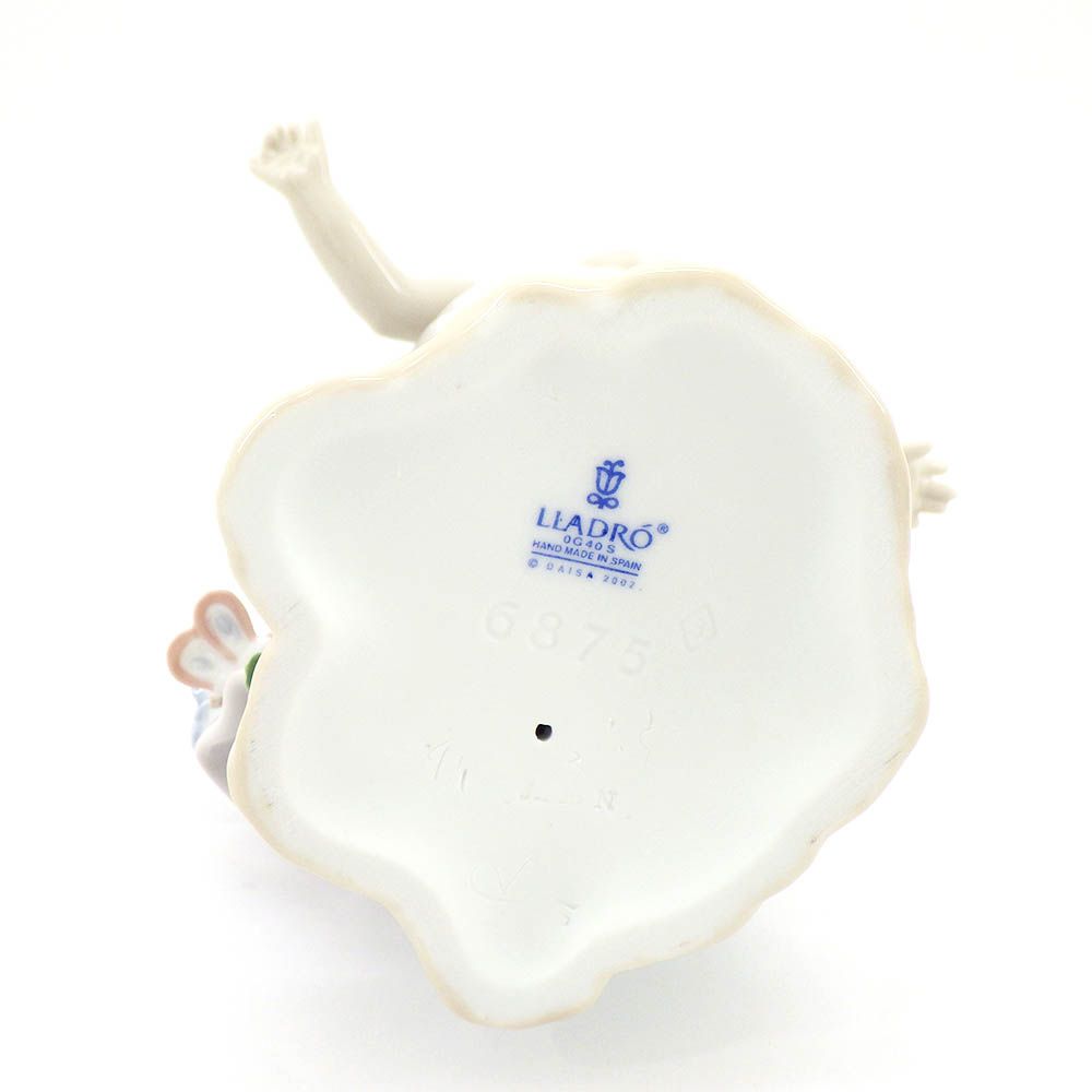 Lladro リヤドロ ♯6875 「蝶の妖精」 フィギュリン 箱付き 陶器
