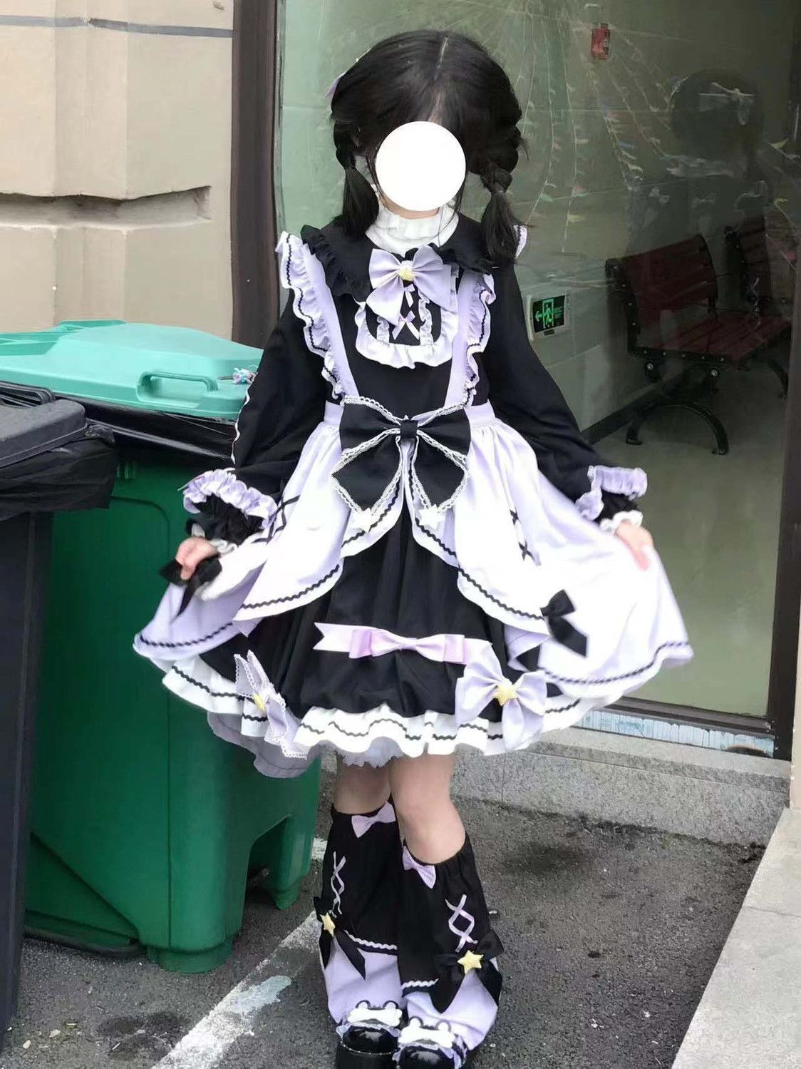 最終お値下げ♡美品♡ロリィタワンピース＋ヘッドドレスセット♡ラベンダー♡ はわせドールワンピース＆ヘッドドレスセット – BABY, THE STARS