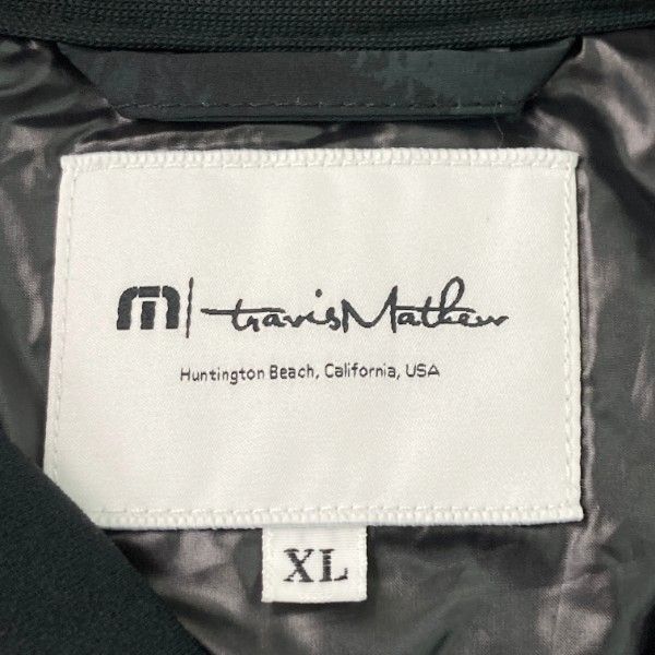 TRAVIS MATHEW 2022年モデル 中綿 ジップ ジャケット ブラック系 XL 