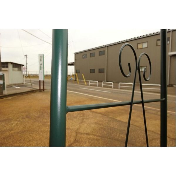 フラワーアーチ|ガーデニング用品 幅120cm スチールパイプ製 日本製 普及型 〔園芸 庭 花 エクステリア〕 STEELWINDOWSANDDOORS_COM