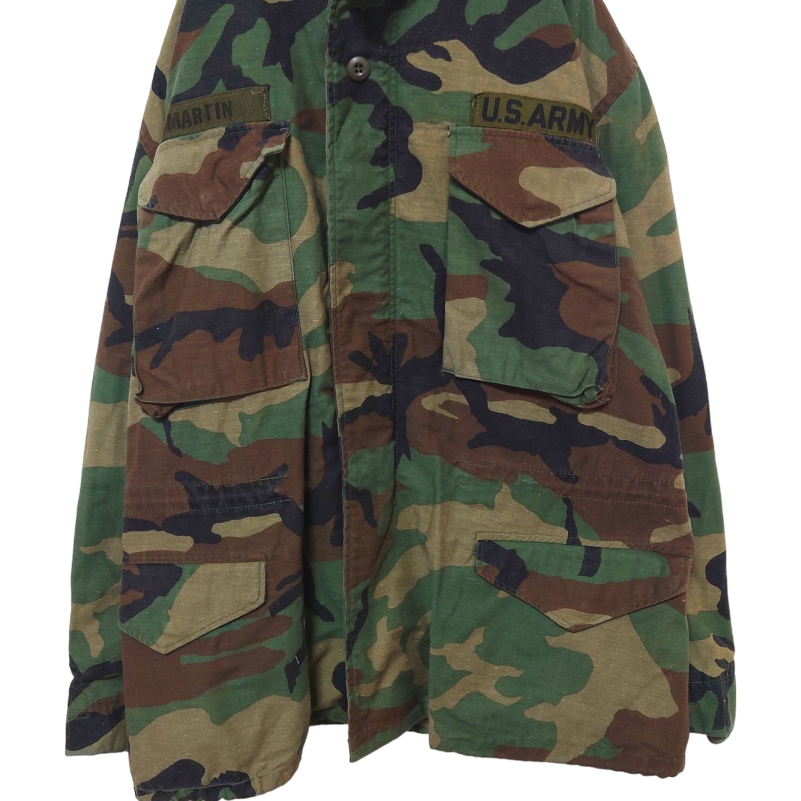 M-65 フィールドジャケット ウッドランドカモ M-R】U.S.Army 90's M-65 Field Jacket 4th Model Wood Land