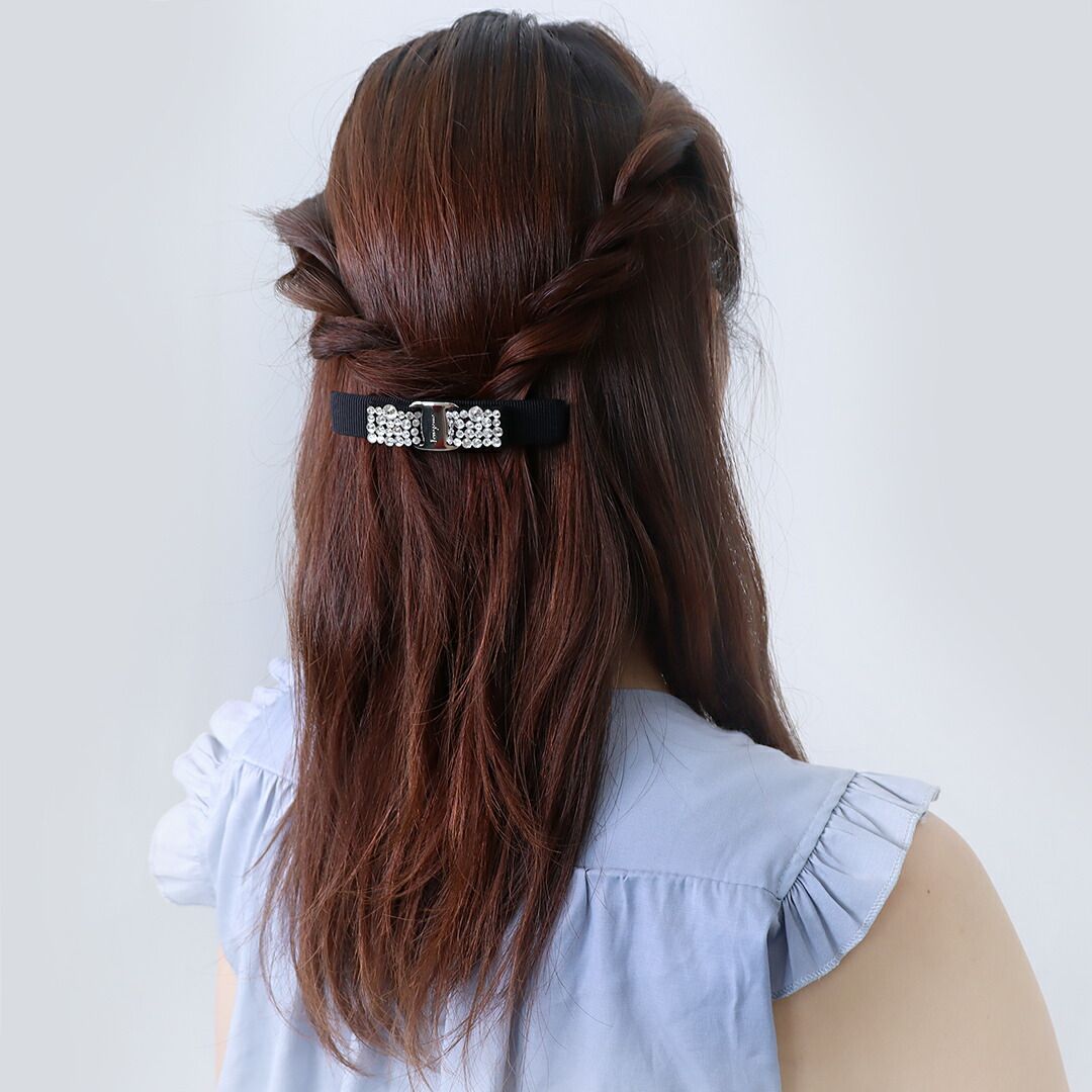 フェラガモ バレッタ 【VARA：ヴァラ】 347582 713035 ブラック