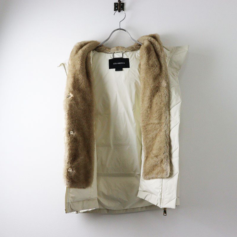LOU ANDREAルーアンドレアFAKE MINKVEST新品タグ★9.9万円 15th Anniversary】【LOU ANDREA】MINK FAKE COAT | Whim