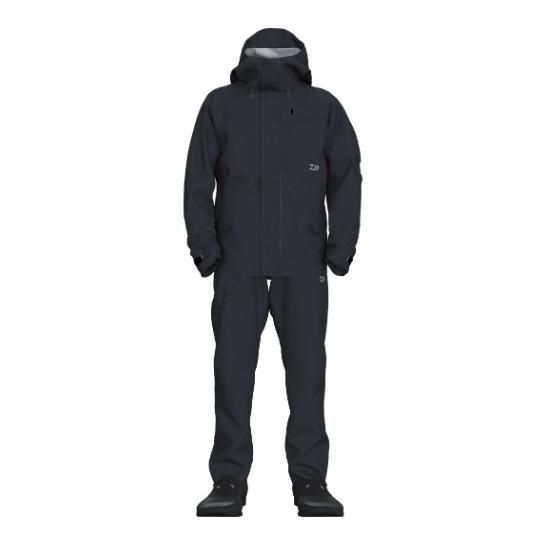 ダイワ DR-3223 レインマックス?GEレインスーツ ブラック 3XL