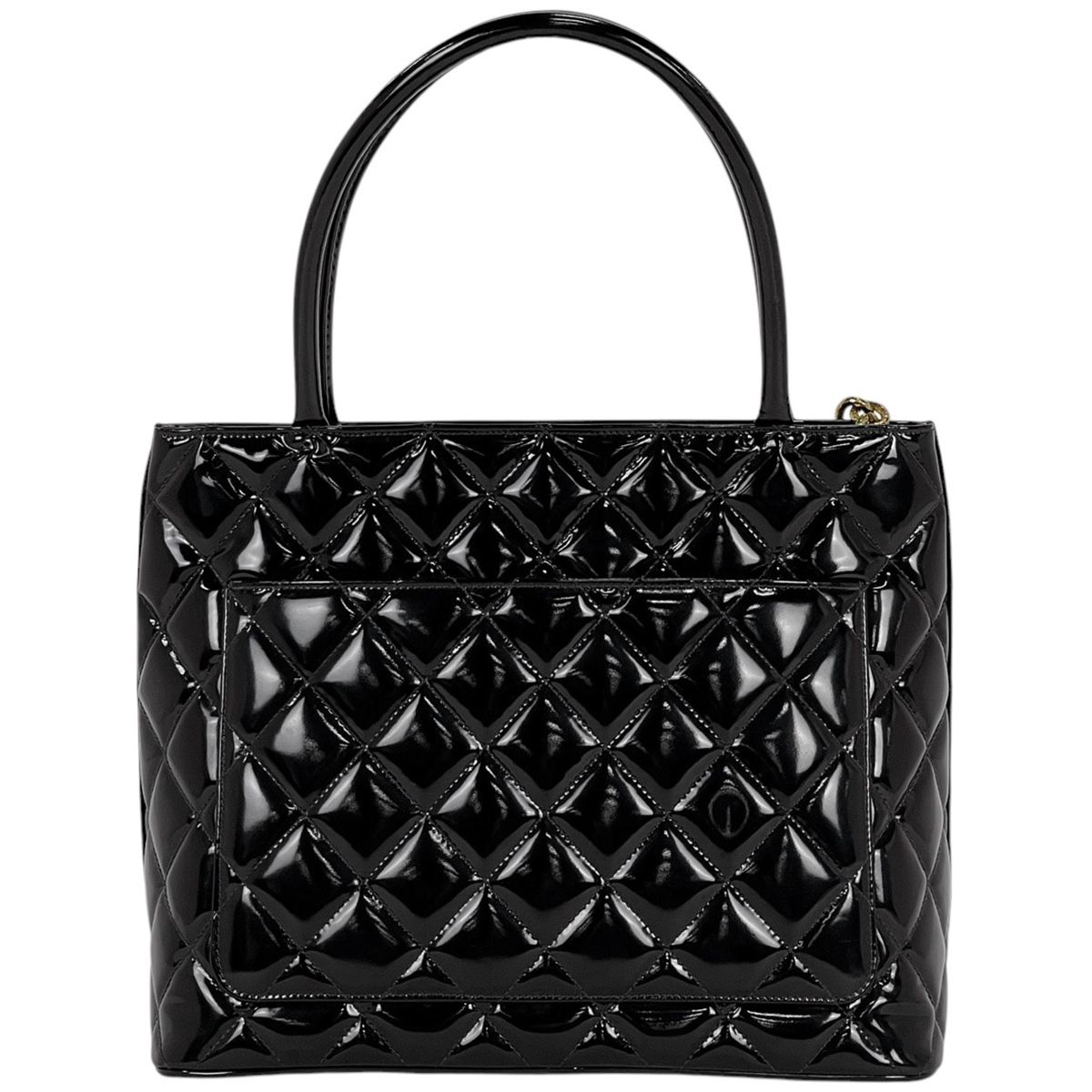 シャネル CHANEL 復刻トート ハンドバッグ ココマーク エナメル シャネル CHANEL 復刻トート ハンドバッグ ココマーク エナメル