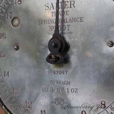 L2804-570  英国アンティーク　SALTER ソルタースケール L2804-570 英国アンティーク SALTER ソルタースケール はかり