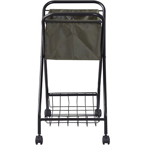 東谷 フォールディング バスケットワゴン グリーン MIP-83GR