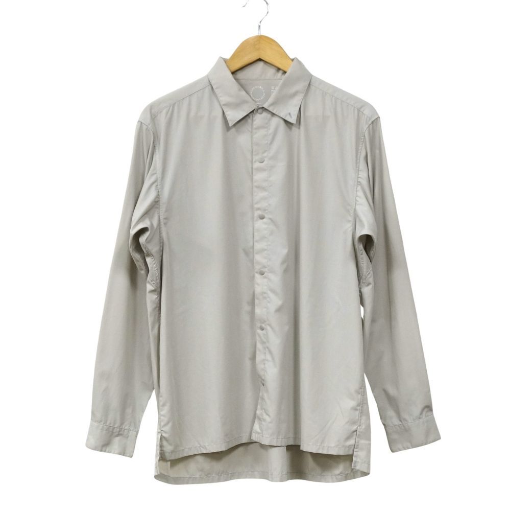 山と道 yamatomichi Bamboo Shirt バンブー シャツ ユニセックスL 長袖 トレイル ウェア 登山 トレッキング アウトドア