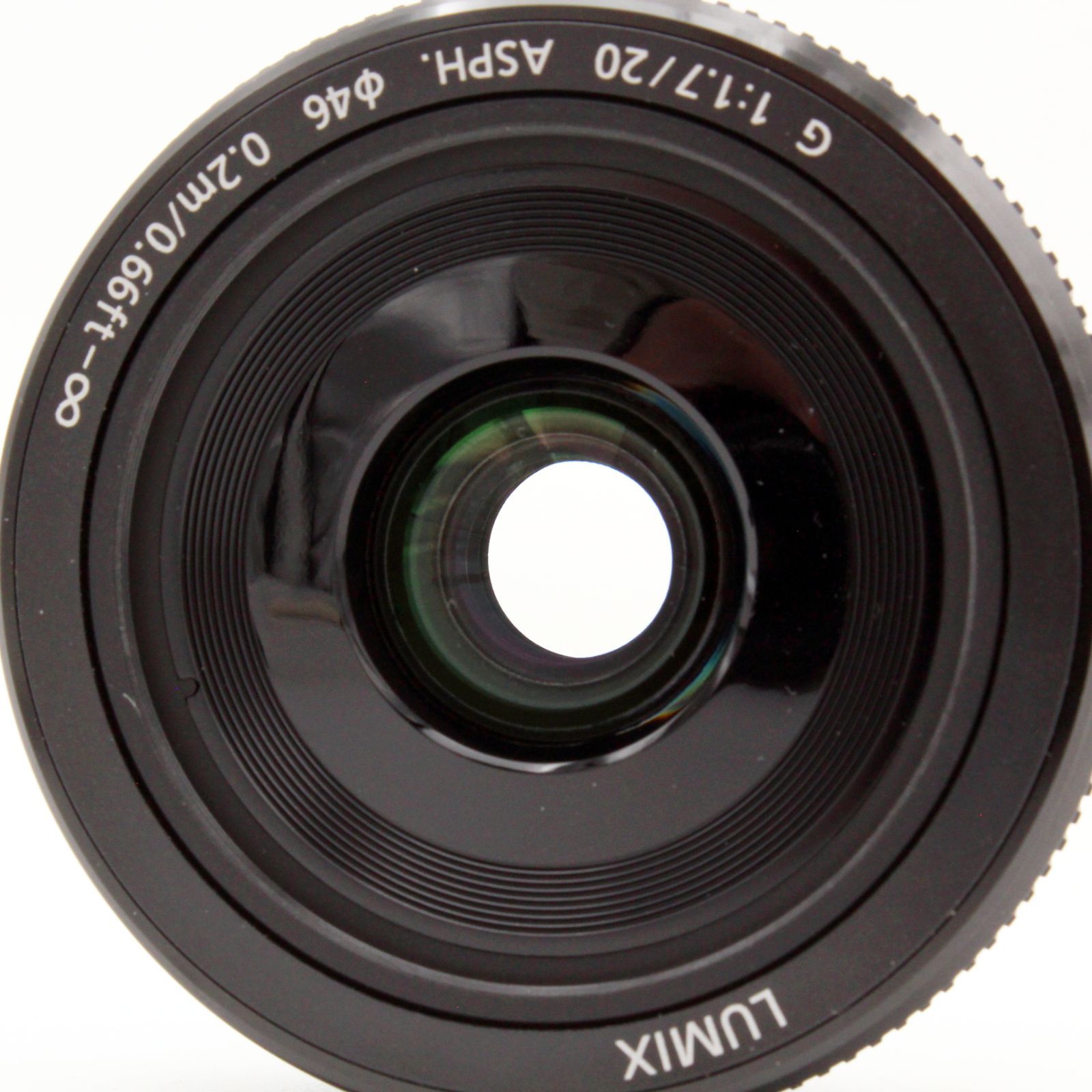 級 PANASONIC ルミックス G 20mm|F1.7 II ASPH. ブラック H-H020A-K 7412