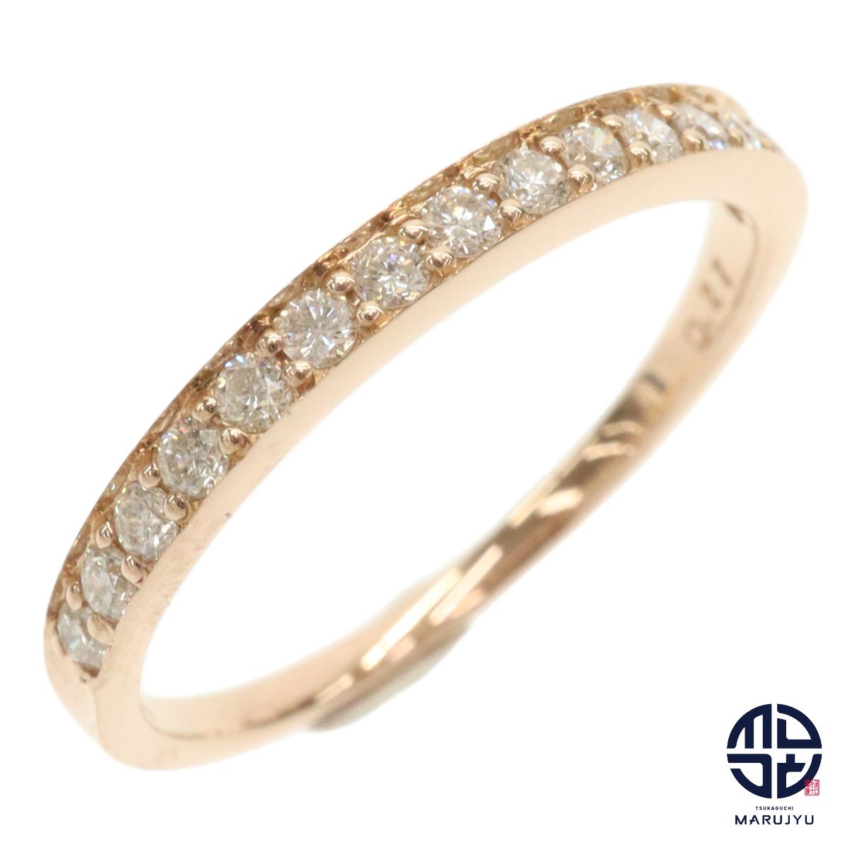 ESTELLE エステール K18PG 18金ピンクゴールド ダイヤ0.27ct ハーフ  
