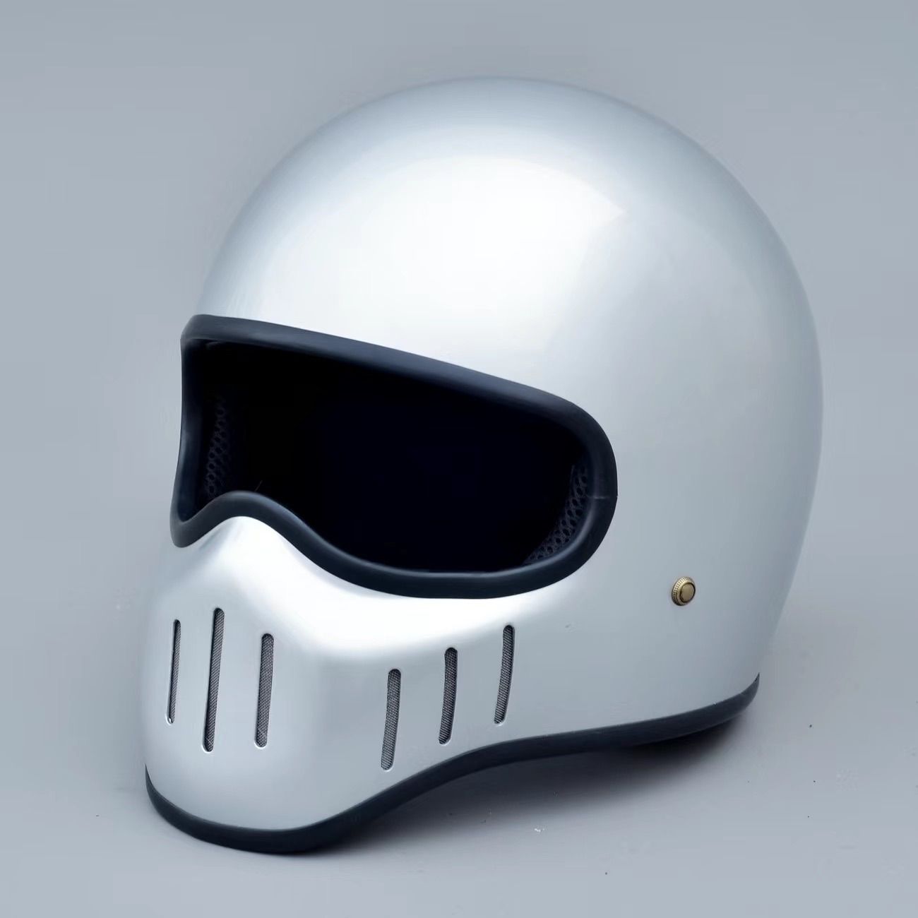 SORKSCER レトロ宇宙スタイルヘルメットシールド+ゴーグル付きフルフェイス SORKSCER レトロ宇宙スタイルヘルメットシールド+ゴーグル付き