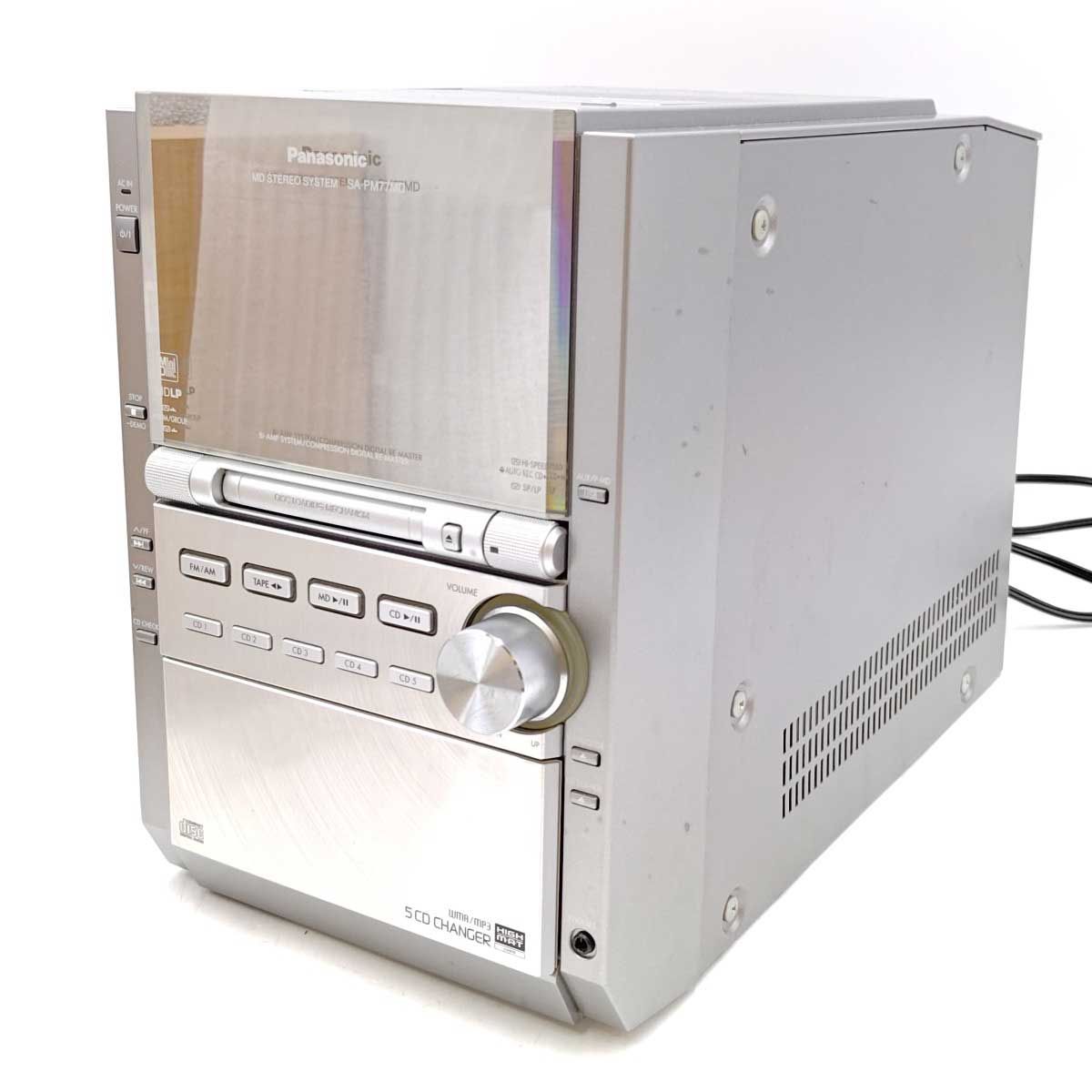 Panasonic SC-PM77MD CD/MD/カセット システムコンポ Amazon.co.jp: Panasonic パナソニック SC-PM77MD-K ブラック MD