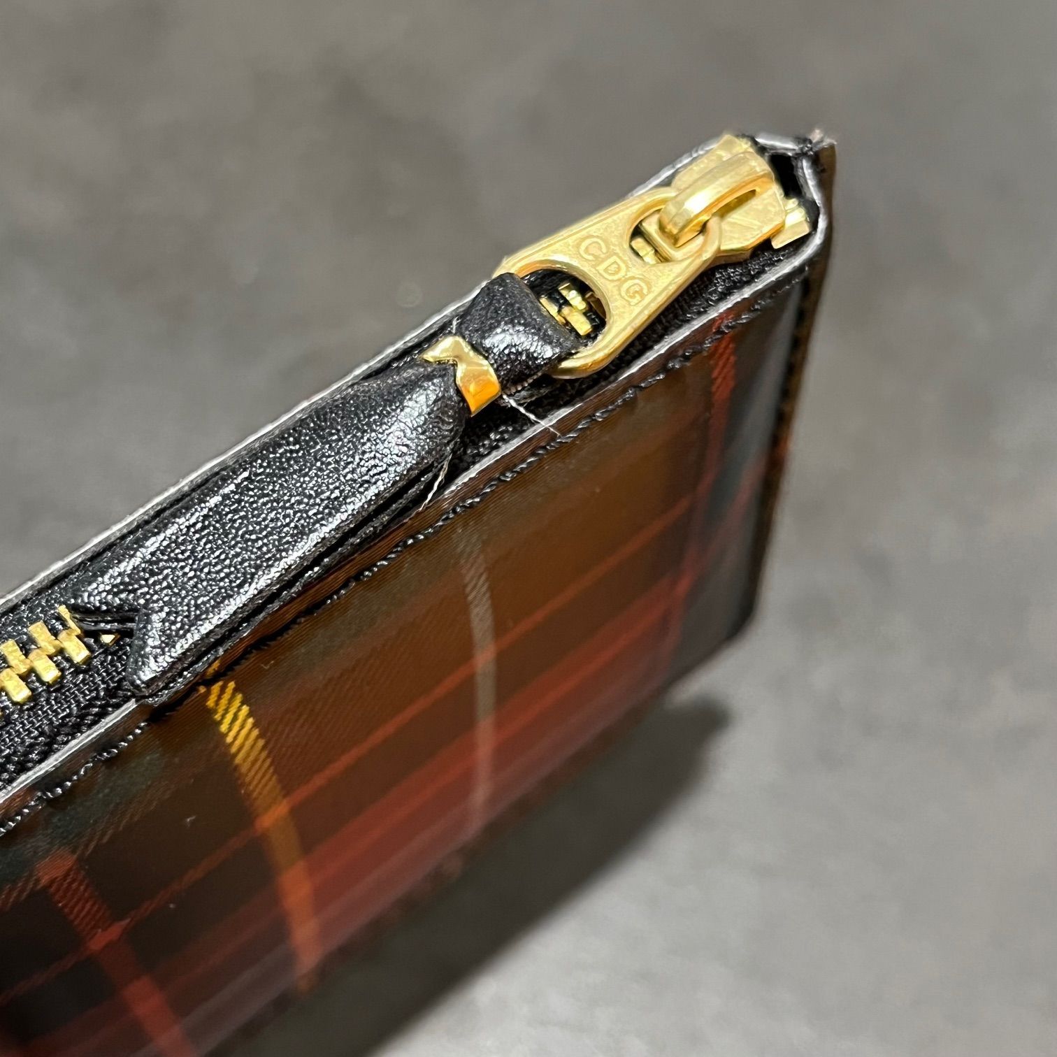 定価16500円 新品 COMME des GARCONS Wallet LENTICULAR TARTAN