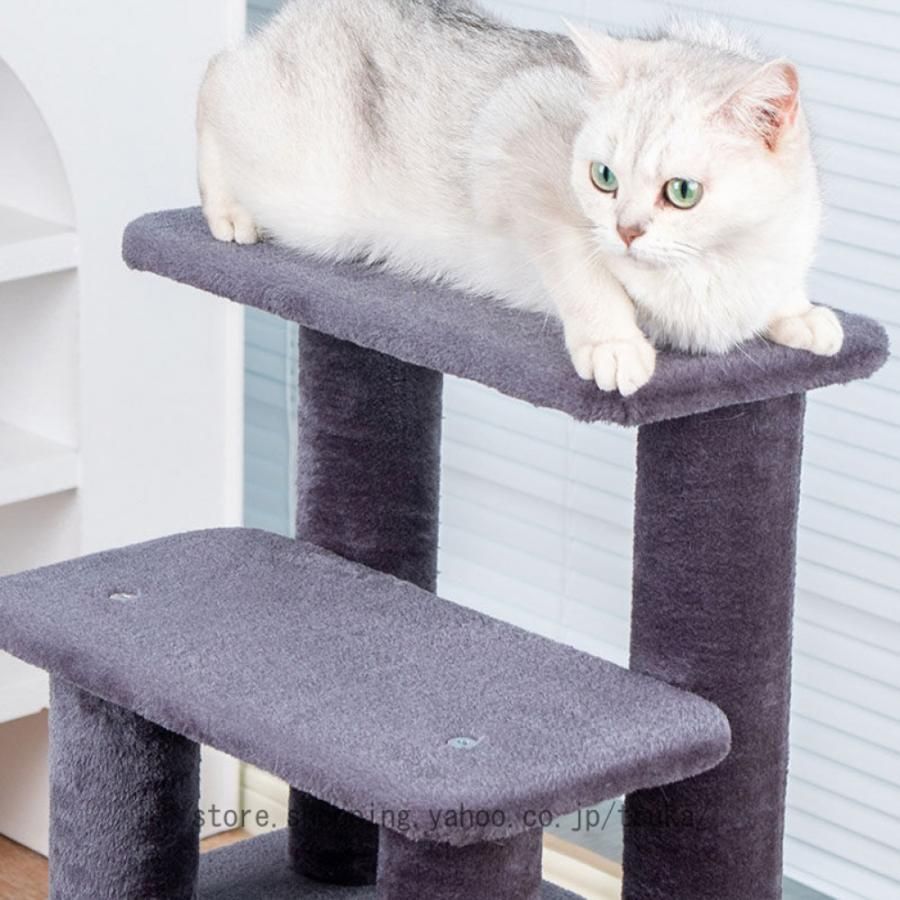 猫ちゃんshop ペットプロ ねこちゃん大好き爪とぎキャットタワー スイング [猫