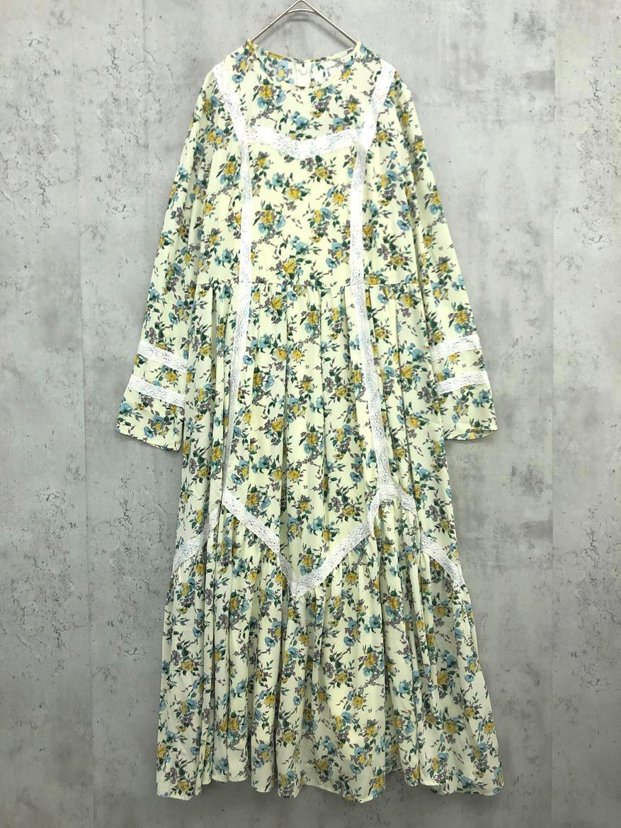 JILLSTUART ジルスチュアート 092-2140001 サニーフラワー ワンピース size4|総柄 ◎レディース