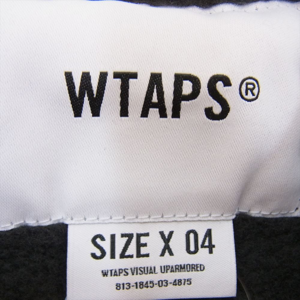 WTAPS ダブルタップス 23AW 232ATDT-CSM21 SWEATER COTTON.PROTECT コットン プロテクト スウェット トレーナー ブラック X 04【中古】