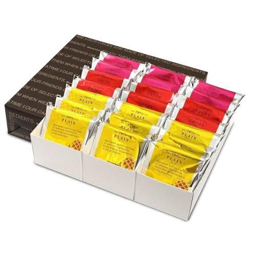 【新品・2営業日で発送】マネケン ワッフルギフトセット(21個) 21-PCIG