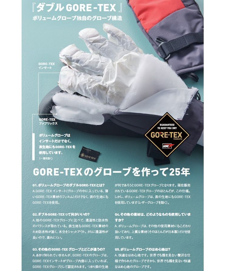 ボリューム GLOVES