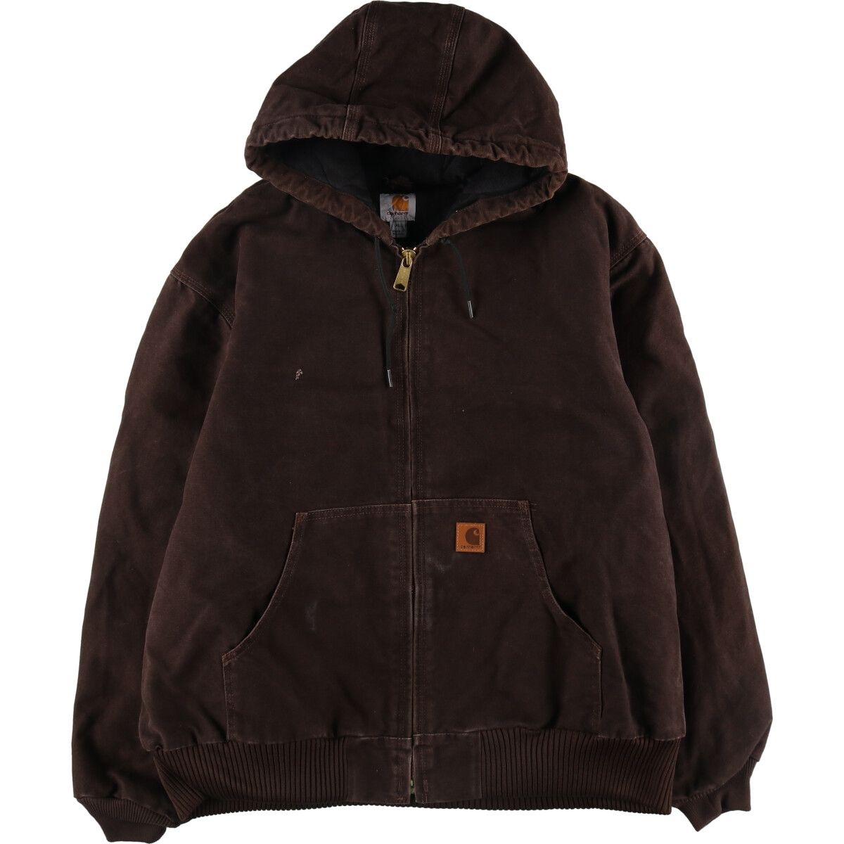 古着 カーハート Carhartt アクティブジャケット ダックフルジップパーカー メンズXL相当/eaa481736