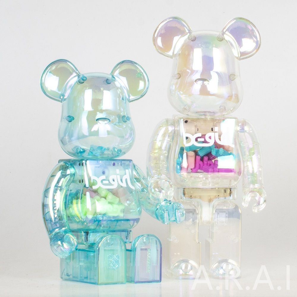 新品未使用】【割引価格】【数量限定】 ベアブリック BE@RBRICK B@BY 400% 28センチ X-Girl 千秋 透明 ブルー ホワイト  2体セット - メルカリ