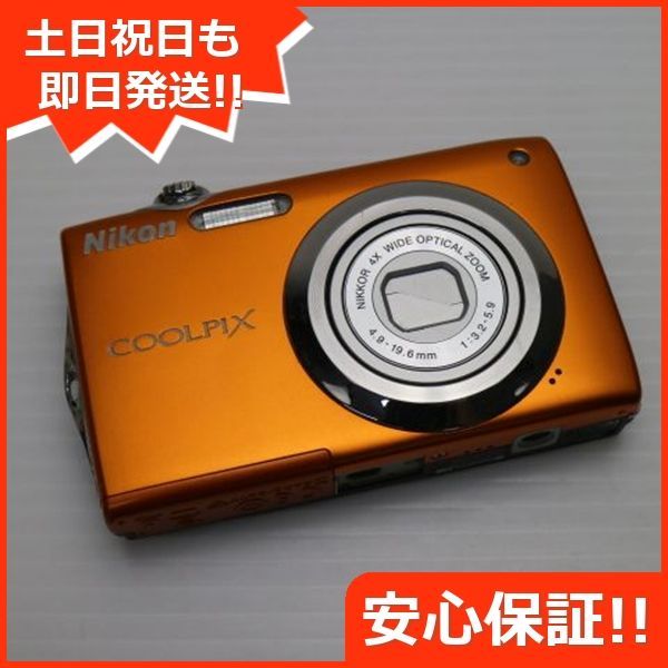 カメラ 超美品 COOLPIX S3000 ファインオレンジ 即日発送 Nikon
