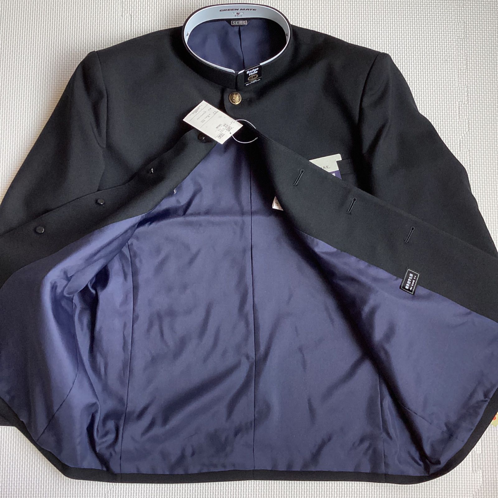 男子 学生服 180AB 襟カラー 10040 学生 学ラン 詰襟 新品未使用