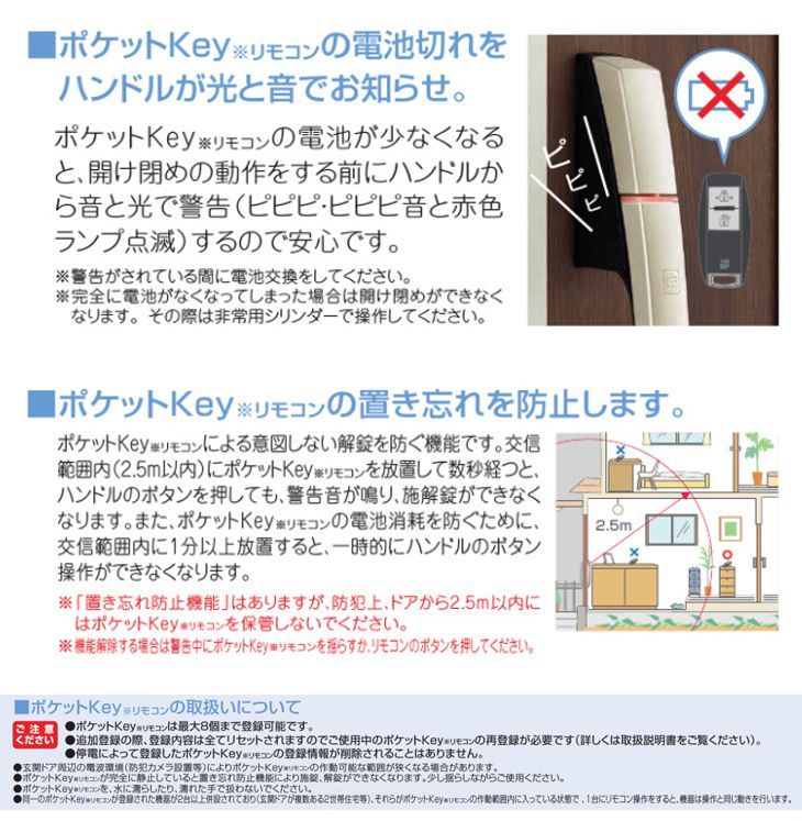 YKKap ポケットキー 非常用カギ無 3K42585 ＜追加登録説明書付＞ ykk スマートコントロールキー ポケットkey スマートキー リモコン キー - メルカリ