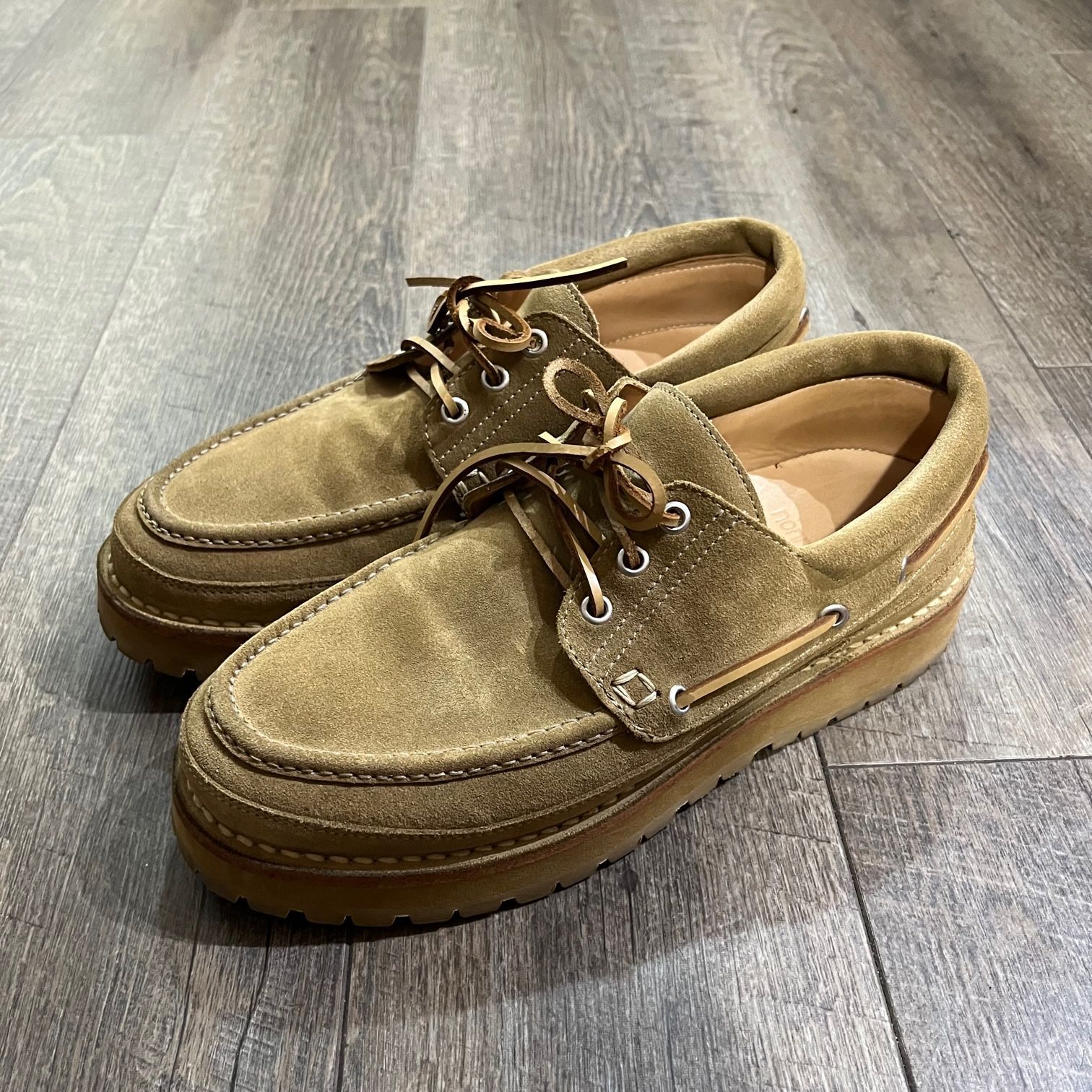 定価73440円 NONNATIVE 19SS HUNTER DECK SHOES COW LEATHER NN-F3504 