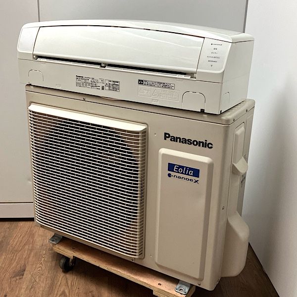 Panasonic|パナソニック ルームエアコン 5.6kW 18畳 単相200V CS-569CEX2-W 2019年 フィルター自動お掃除 ●100457