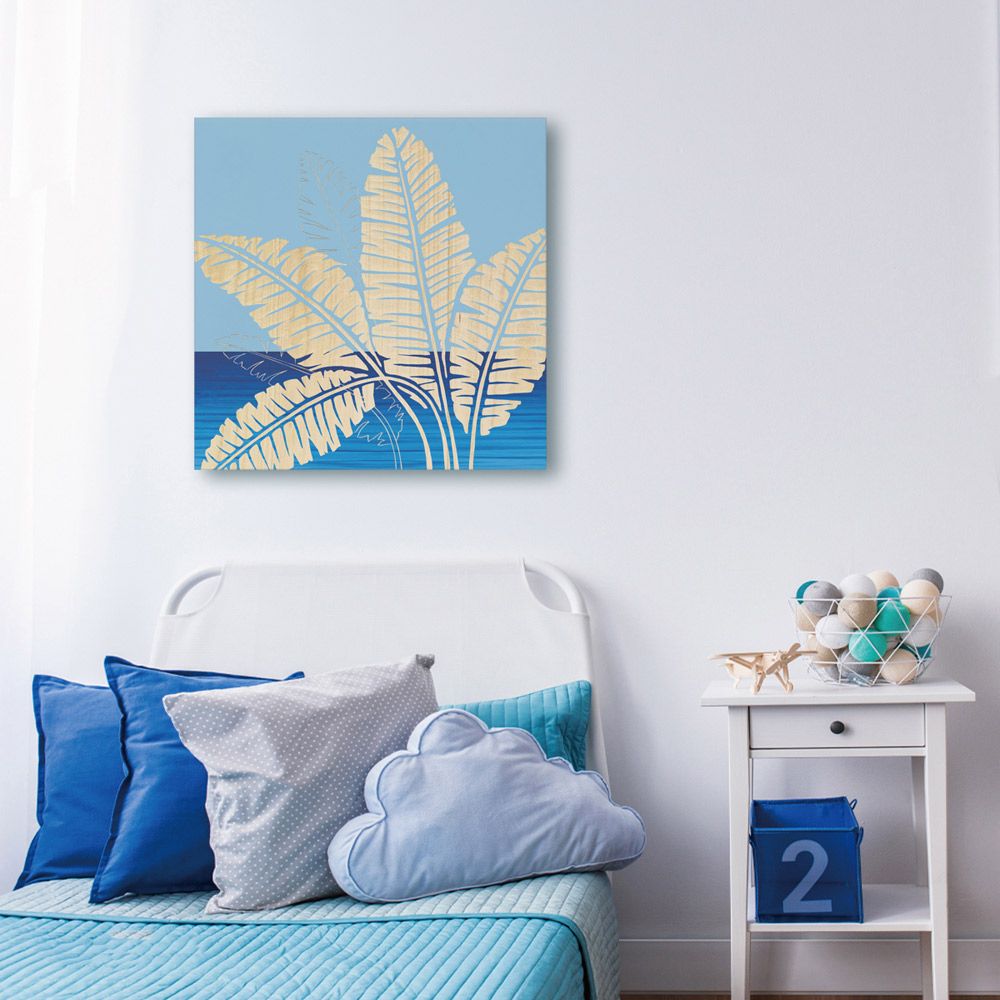 絵画 ウッド スカルプチャー アート バナナリーフ BL NP