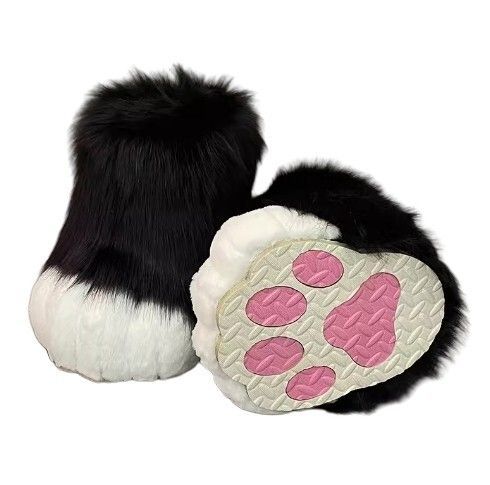 会社# M 着ぐるみ ツヘッド ケモ竜着ぐるみ Furry 獣の足 ，毛皮の脚