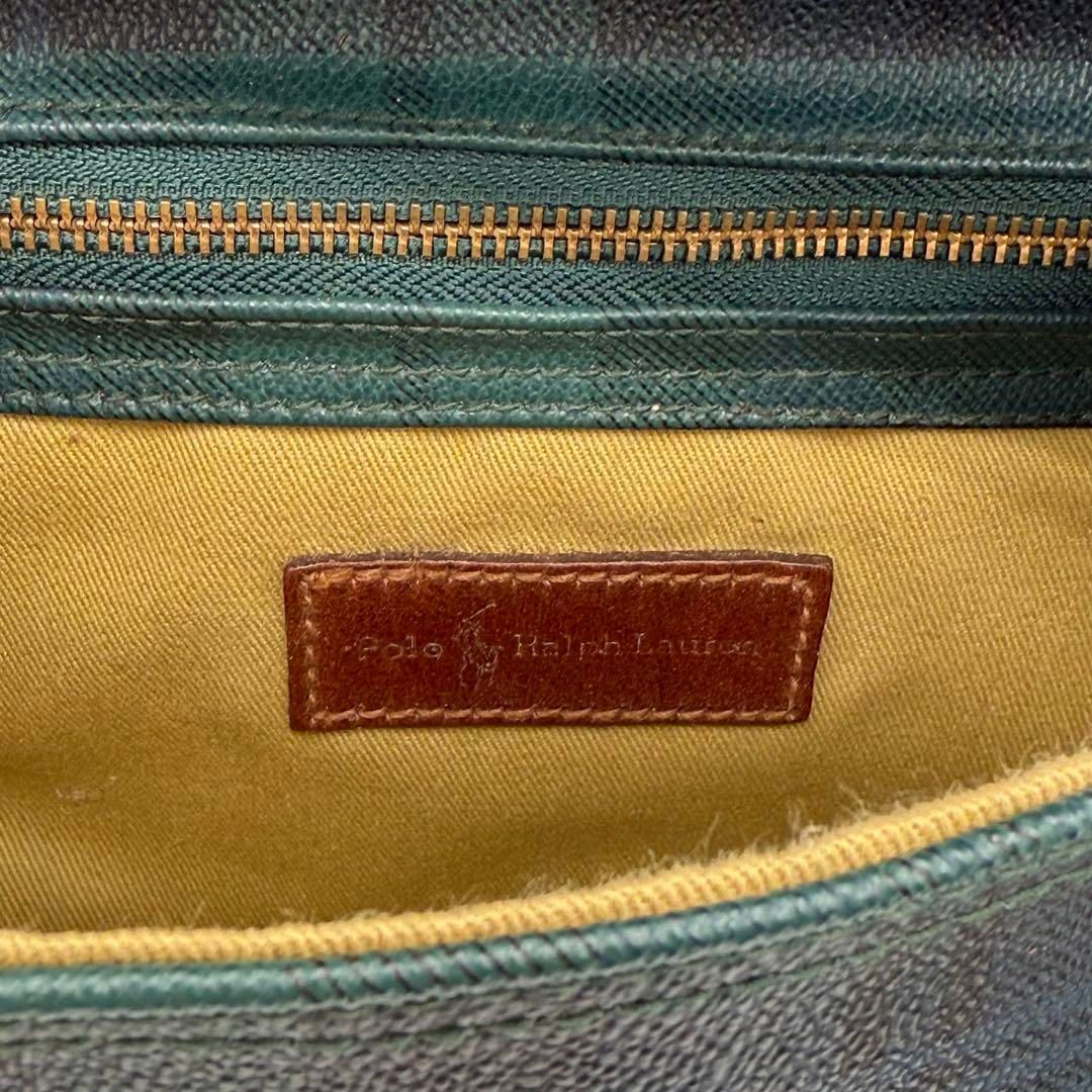 デッドストック RalphLauren タータンチェック ショルダーバッグ 斜めがけ 最新アイテムを多数掲載！