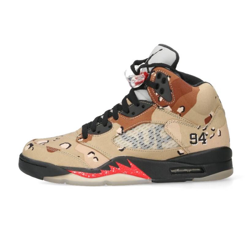 ナイキ ×シュプリーム/SUPREME AIR JORDAN 5 RETRO SUPREME 824371-201 