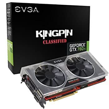  【中古】「未使用品」EVGA GeForce GTX 780ti Classifiedキングピン3?GB gddr5?384-bitデュアルリンクDVI - I DVI - D HDMI DP SLIグラフィックスカード03?g-p4???388 グラフィックボード・グラボ・ビデオカード