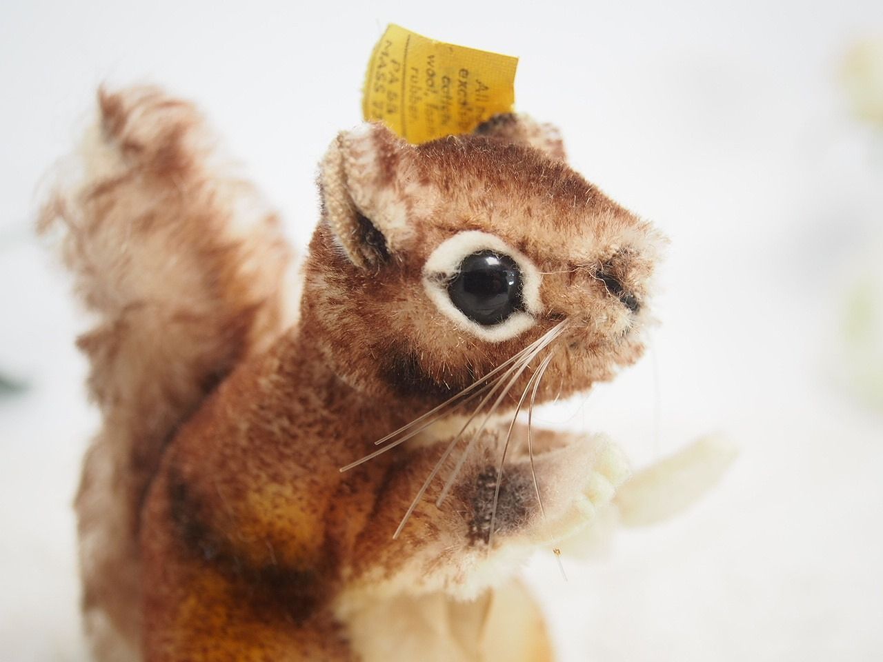 Steiff - シュタイフ★Perri Squirrel 完品★Disney Edi リスのペリ Steiff Squirrel Perry all IDs vintage 1965 to 1967 smallest