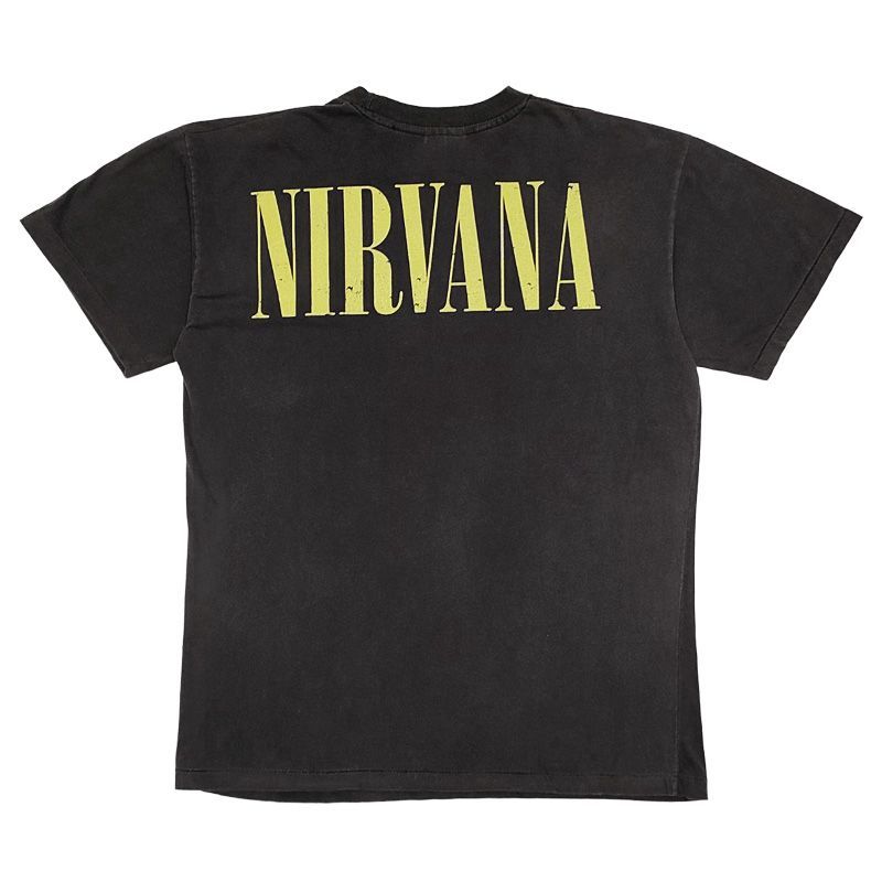 カートコバーン Tシャツ 半袖 KURT COBAIN フェード ブラック サイズ：メンズ L ニルヴァーナ Nirvana バンドTシャツ  ロックTシャツ 【新品】 - メルカリ