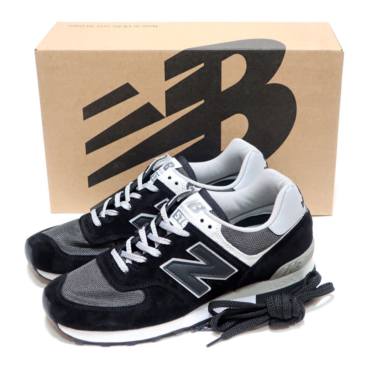NEW BALANCE OU576PBK BLACK SUEDE MADE IN UK M576 ENGLAND