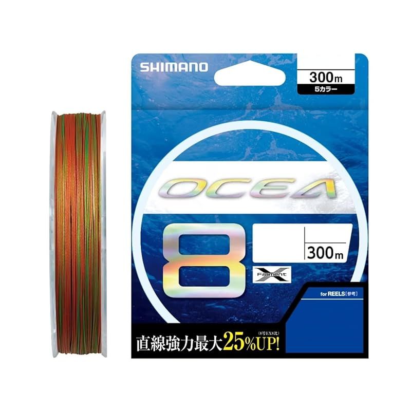 シマノ SHIMANO PEライン オシア8 300m LD-A71S 10号 68.9kg 5 1