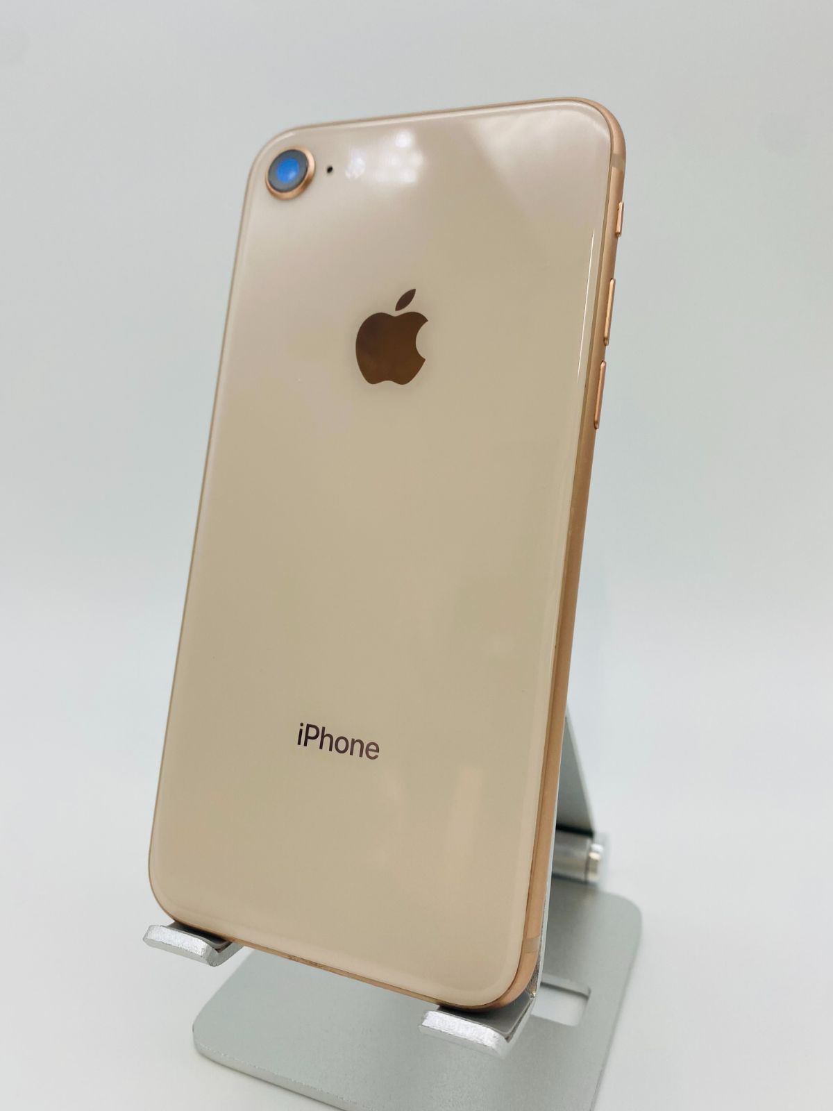 034 iPhone8 64G ゴールド/KDDI/大容量新品バッテリー100%100