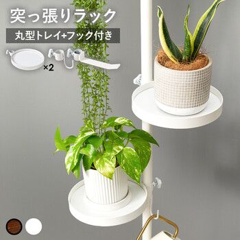 突っ張り棒＆パーツ 5点幅43cm