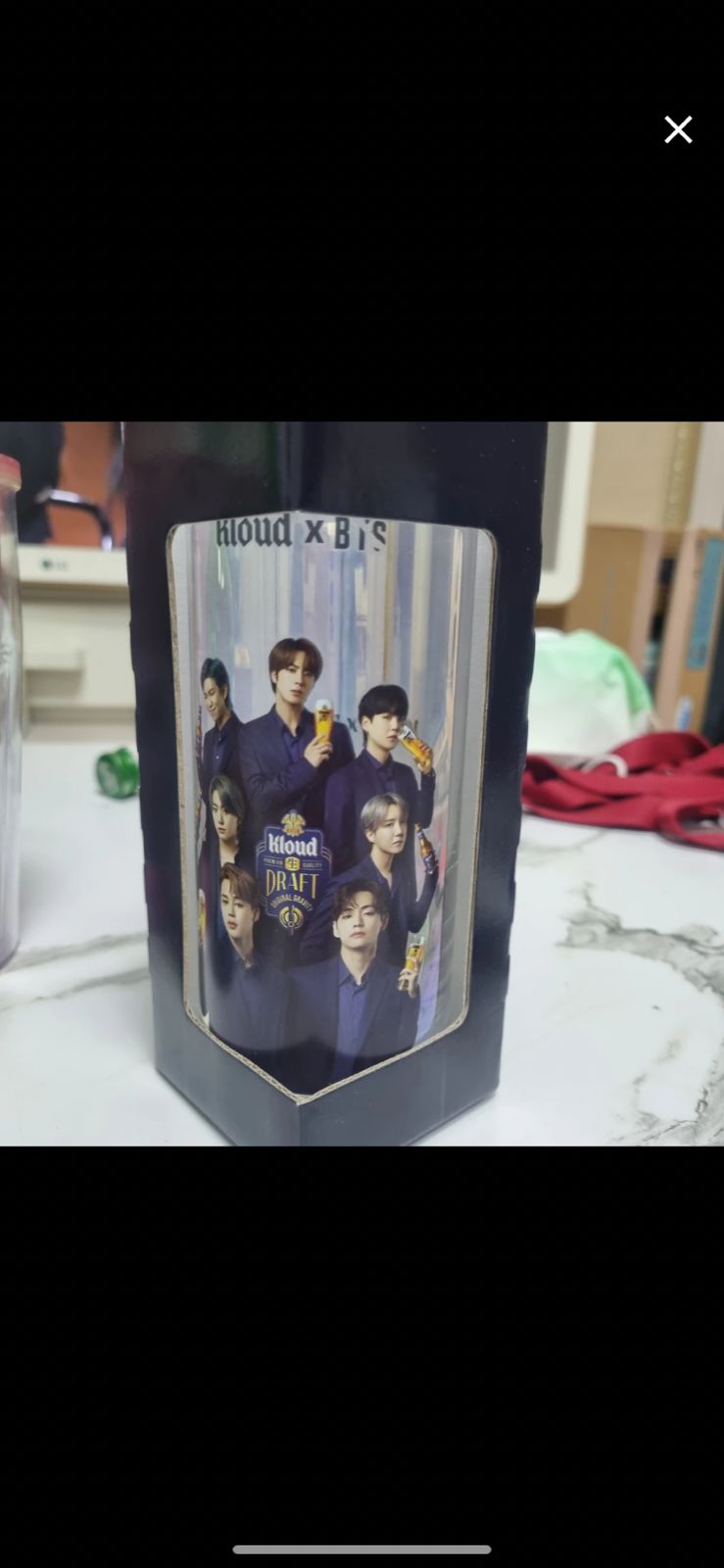 BTS クラウド ビール ホログラム グラス Kloud - クミヤショップ ...